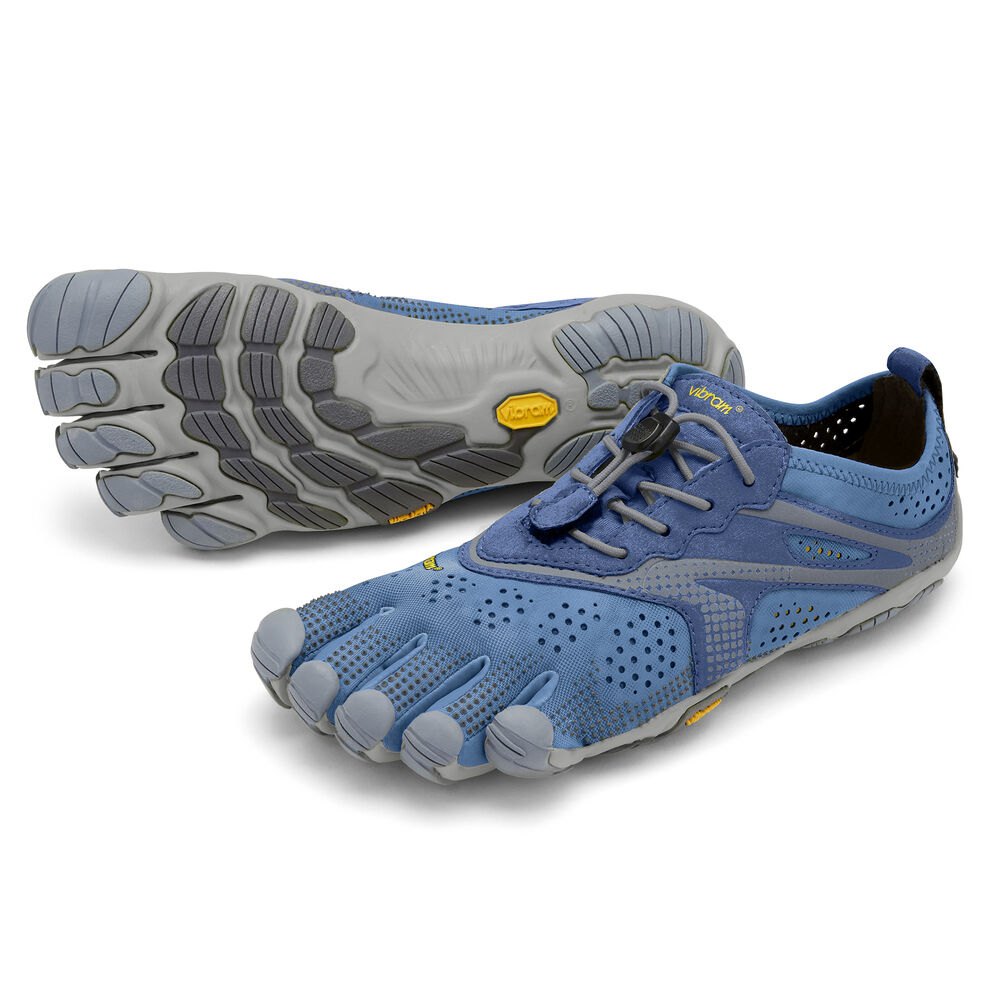 Vibram Five Fingers Womens Hiking Shoes - Blue - V-Run - 76948-CHOR